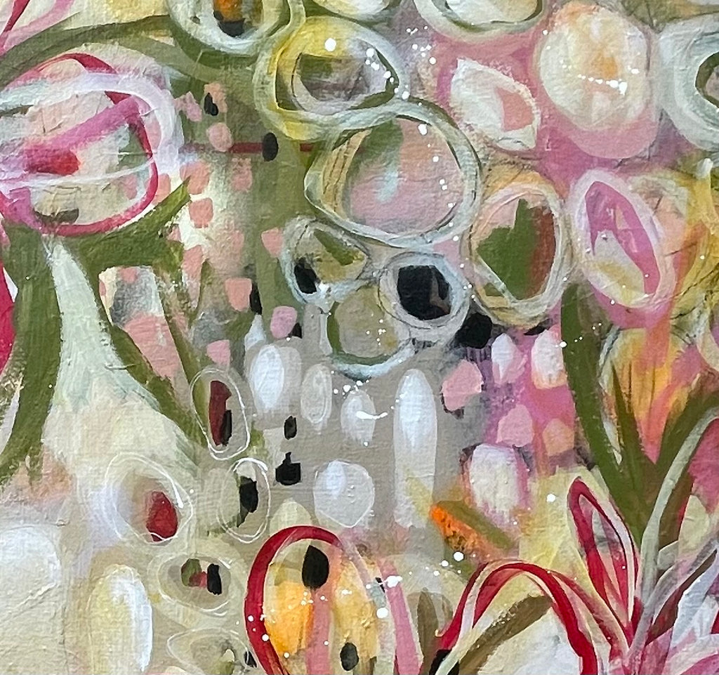 Falling Petals in the Light