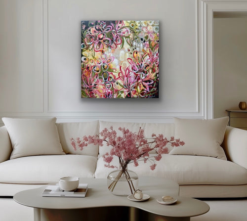 Falling Petals in the Light
