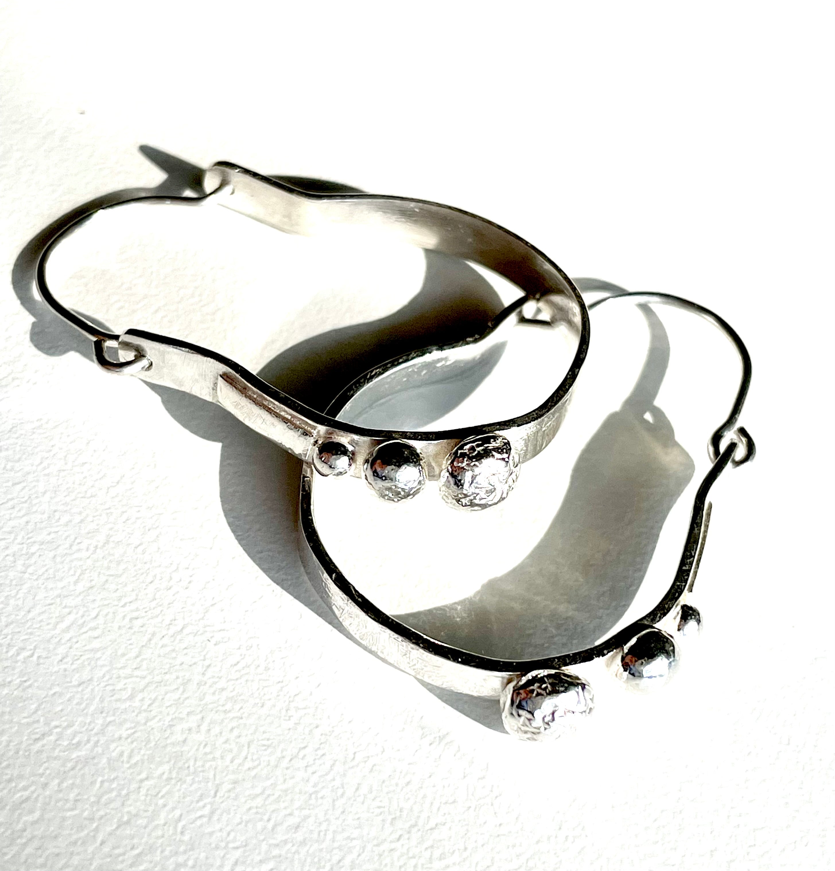 Hoop Earrings - Sterling silver